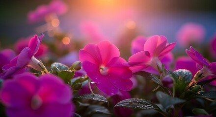 purple flowers in spring