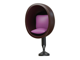 ball chair icon 3d illustration render