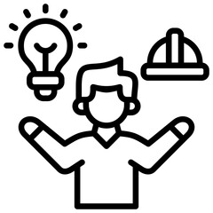 Staffing Icon Element For Design