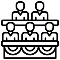 Parliament Icon Element For Design