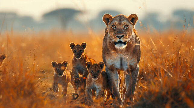 Lioness in serengeti national park
