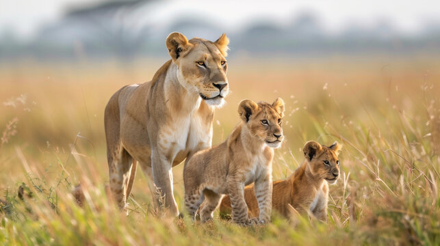 Lioness in serengeti national park