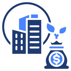 Investment Icon Element For Design