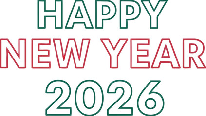 Wishing everyone a happy new year in twenty twenty six