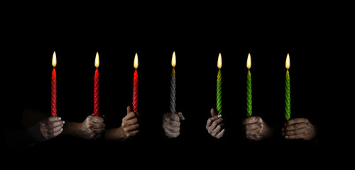 Happy Kwanzaa. African festive concept. Black history.3 