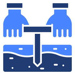 Soil Sample Icon Element For Design