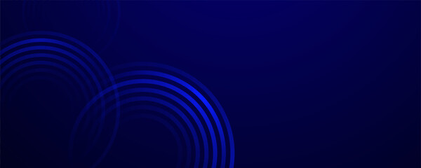 Dark background with concentric circles