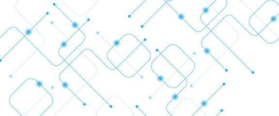 Abstract futuristic technology background. Technology background with crossed lines and dots.