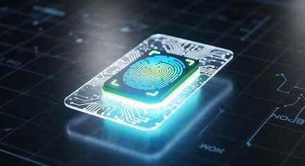 Digital fingerprint security: biometric identity & data protection tech