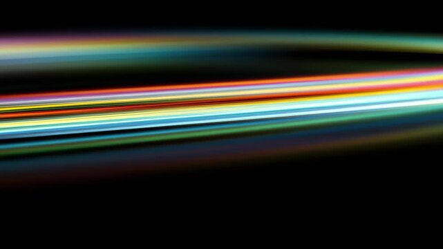Dynamic light trails create a modern vibrant background for your next digital project, 4K