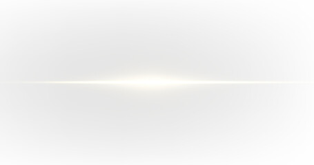 A luminous gold line effect shines along the transparent PNG background. Its soft flare spreads into a warm glowing border. The radiant strip enriches luxury-themed visuals. © longstock