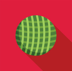 Fresh, ripe watermelon with characteristic green stripes, embodying summer vibes and healthy eating