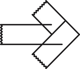 Two arrows merging into one symbolize convergence, synergy, and forward progress
