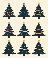 Cute Holiday Tree Clipart