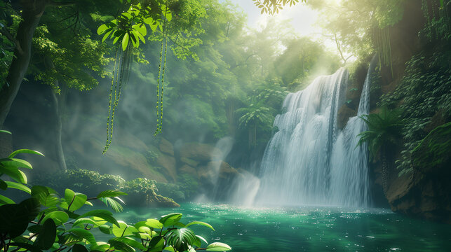 Waterfall in the forest