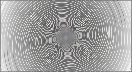 Abstract black and white concentric circles with complex patterns and ripples