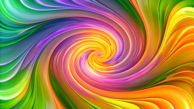 Abstract swirling vortex of vibrant colors, creating a dynamic and mesmerizing visual effect.
