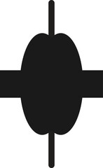 Abstract Black Design with Lines