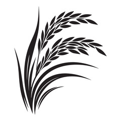 grass silhouette vector