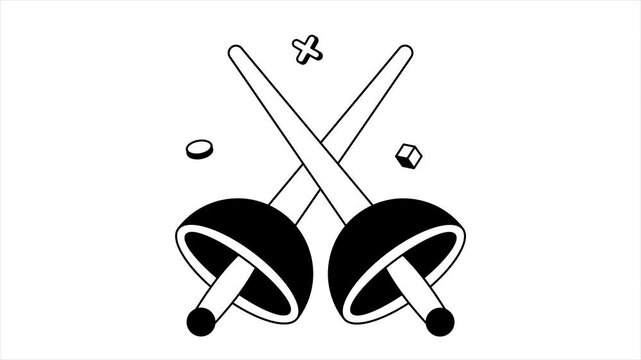 Fencing Animation MP4 file