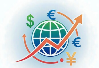 Forex Market Icon Vector photo 