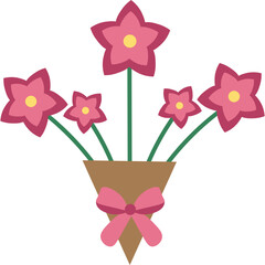 Flat Mother Day Flower