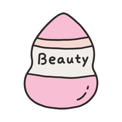 beauty blender vector illustration design
