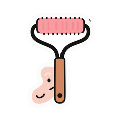 facial roller vector illustration design