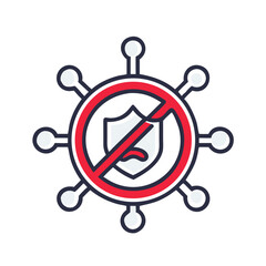 Anti-Virus Protection Shield Icon
