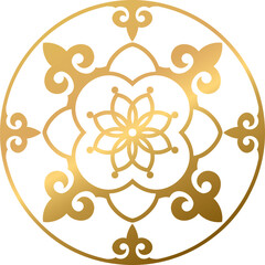 Kazakh golden ornament S2-02