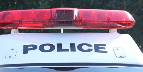 Japanese Police Car: Close-up of Light Bar