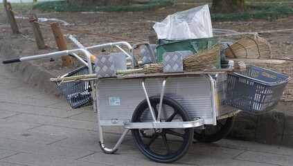 Japanese Park Cleaning Cart