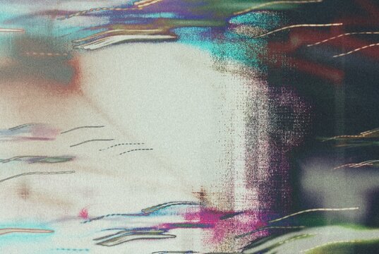 Aged retro photo film overlay effect background, dusty scratches damaged film grainy texture, abstract grainy noisy light leaks vhs screen glitch distorted flickering noise lines. LED TV screen vcr.