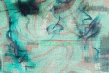 Aged retro photo film overlay effect background, dusty scratches damaged film grainy texture, abstract grainy noisy light leaks vhs screen glitch distorted flickering noise lines. LED TV screen vcr.