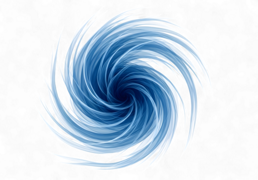 Experience a vibrant, swirling vortex of cool blues, a mesmerizing design element perfect for adding a dynamic, modern touch to your project with its sleek, captivating motion effect