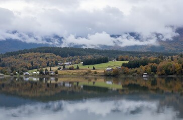 Fototapeta premium lake in the mountains