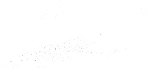 Black dots and lines scattered on white background abstract