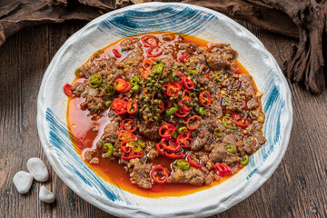 Sichuan-style spicy beef