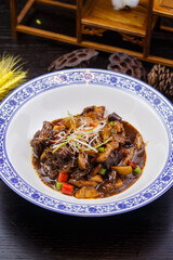 Braised yak tail