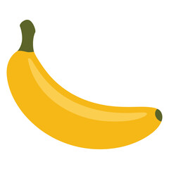 banana isolated on white