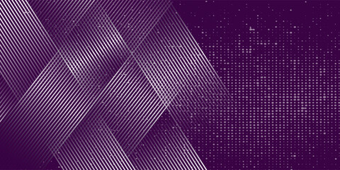 Dark purple with zig zag stripes line abstract background for backdrop or presentation