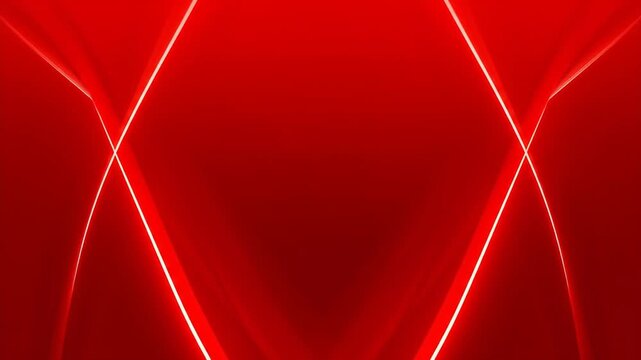 Abstract red background with vertical and diagonal white highlights, forming a modern geometric design