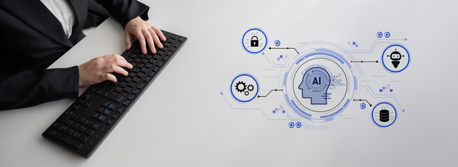 AI security and data ecosystem integrate ai, data, and security into one connected system for automation, protection, and efficient digital processes Latch