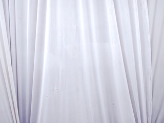 white curtains backdrop
