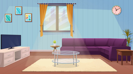 Naklejka premium living room