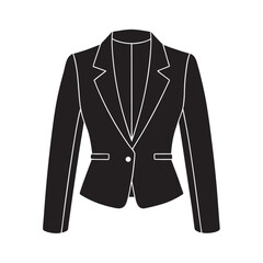 Minimalist Fitted Cropped Blazer Clean Silhouette