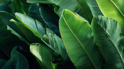 banana leaves abstract texture background 
