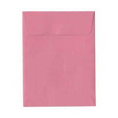 Pink Paper Envelope, Real Envelope, Isolated PNG, Scrapbook & Collage