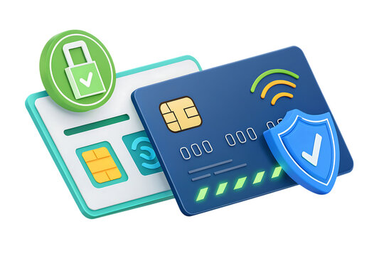 Payment gateway 3d icon colorful design for beginners tutorial