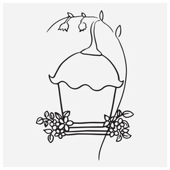 vintage floral ornament